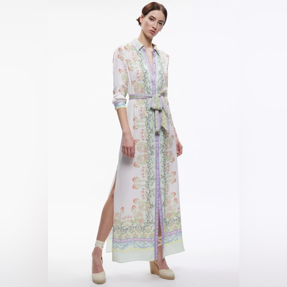 Alice + Olivia Chassidy Maxi Shirtdress